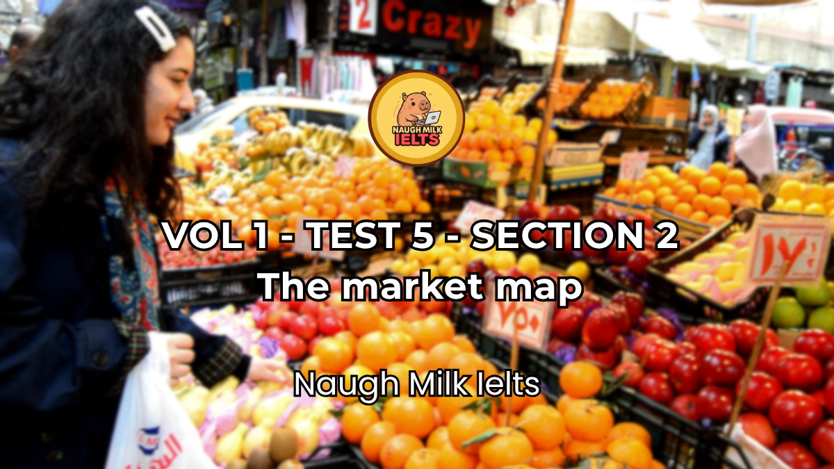 VOLUME 1 - TEST 5 - SECTION 2: The market map